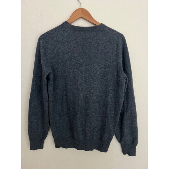 Brunello Cucinelli Men's Blue Cashmere Sweater V-Neck Size Small - Picture 5 of 8